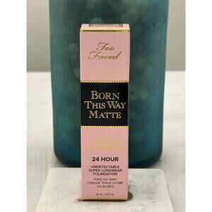Too Faced Born NIB This Way Matte Longwear Liquid Foundation Swan Discountinued
